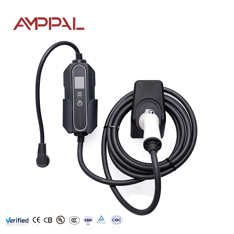 Încărcător portabil AC EV de 11 kW cu design acrilic pentru călătorii și încărcare acasă