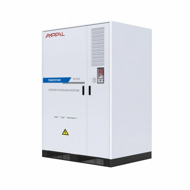 Sistem industrial de stocare a energiei cu baterii de 130 kW pentru managementul energiei din fabrică