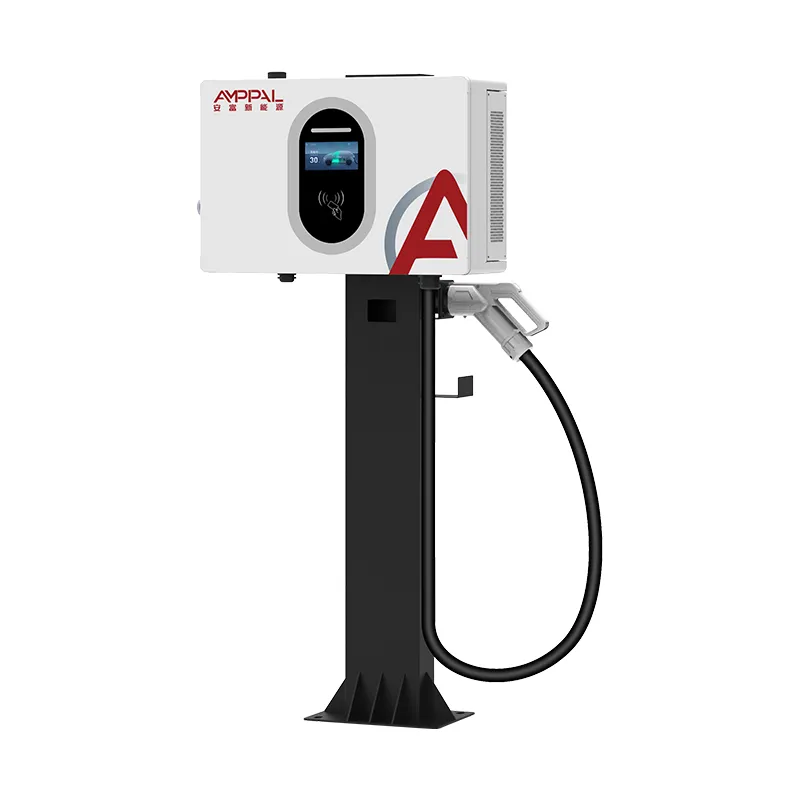 40kW High-Power Wall-Mounted DC EV Charger for Fleet Depots